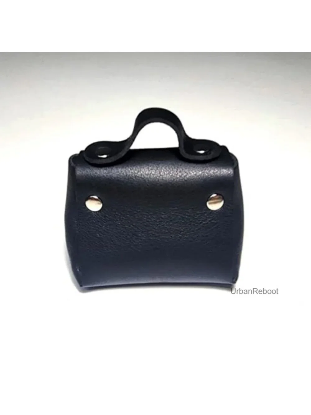 Genuine Leather Mini Pouch Fits AirPods Coin & Accessory Holder Handmade